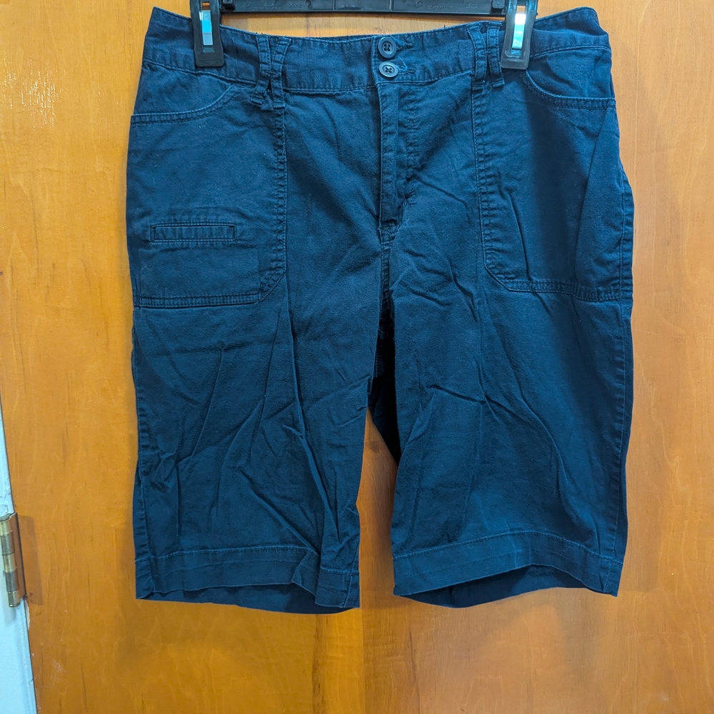 St. John's Bay Dark Blue Cargo Shorts
